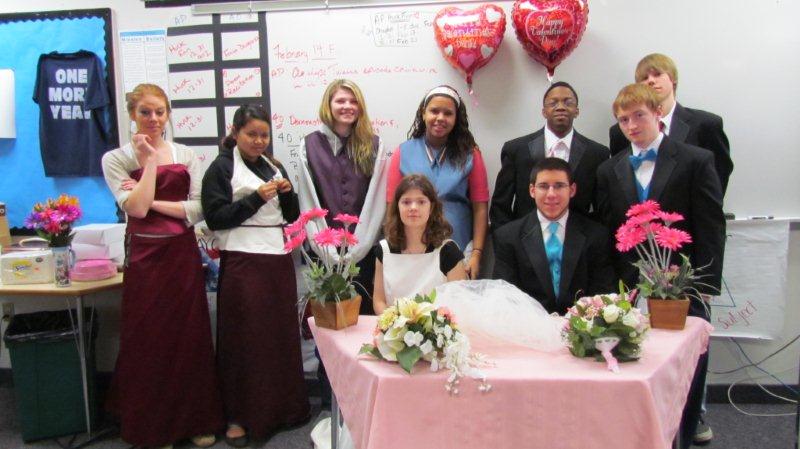 English Class Wedding Marks Ten Year Tradition 