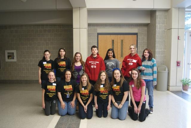 NPHS Thespian Troupe Holds Middle School Workshop