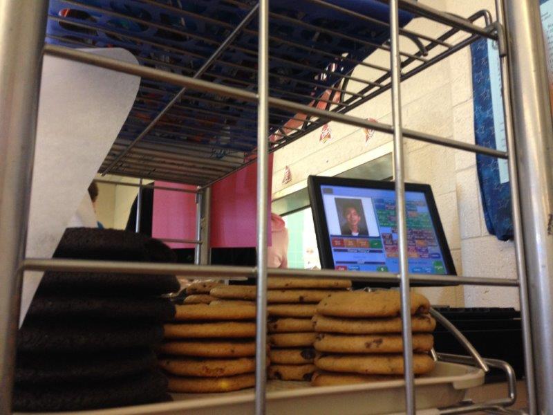 The cookie corner, as seen in Madison Wiernuszs article in September of 2014.