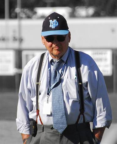 Mr. Donald C. Ryan presides over a PIAA state playoff baseball game in 2013. Ryan was recently inducted into the NPAAA Hall of Fame.