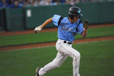 Mason Nadeau hustles out of the box in the 2013 PIAA state title came in State College, PA.