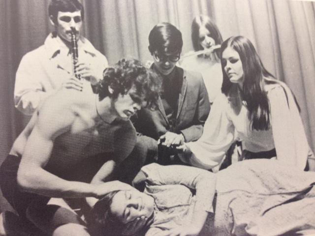 NPHS students perform on stage in 1970.