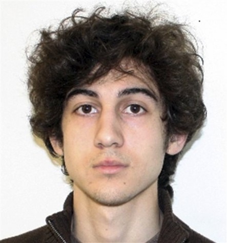 FILE - This undated file photo released Friday, April 19, 2013, by the FBI shows Dzhokhar Tsarnaev. Russian relatives of Boston Marathon bomberTsarnaev are expected to testify at his trial as his lawyers continue to make their case to spare his life.  Five family members are expected to take the witness stand Monday, May 4, 2015, in federal court.  (AP Photo/FBI, File)