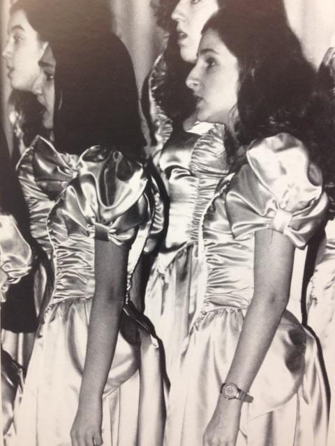 In 1995, the North Penn High School chamber singers donned matching dresses as they showcased their vocal talents to the community.