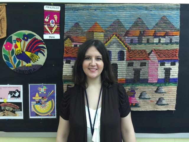 New world language teacher Sara Eidemuller is settling in to a new job- a spreading her passion for foreign culture and language to a new group of students