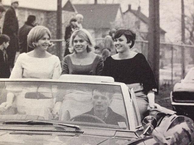 Cruising through Lansdale in 1967,  NPHS students get ready for Homecoming