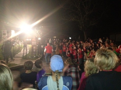 Lights, Camera... More lights! A crowd of several hundred gathered outside the Drelick's home in October when ABC taped The Great Christmas Light Fight.