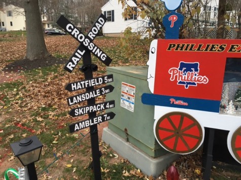 Christmas Crossing: There is plenty of local flavor all over the Drelick's Christmas display.