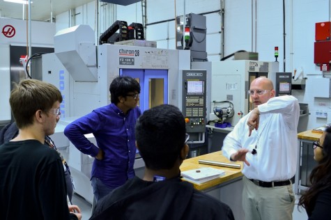 NPHS students receive hands on- up close experience from the field in the world of manufacturing,