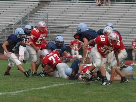 This 2003 photo from npfootball.net pictures a scrimmage between North Penn and Upper Dublin. The two teams have only met in regular season game action twice in history, once dating back to when North Penn was Lansdale High School.