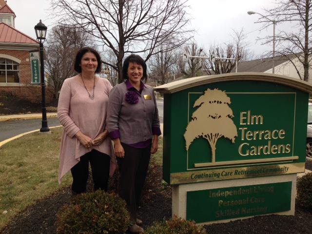 Pictured are Toni Allebach and Traci Connelly, employees at Elm Terrace Gardens. They are currently working to develop more programs that connect students from the community with residents of Elm Terrace.  