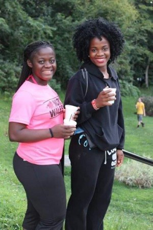 Yayou (L) and Maude (R) as active students in the North Penn community