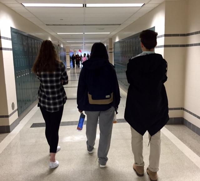 With both backpacks and game faces on, our very own Knight Crier staff writers take on the hallway crowd.
