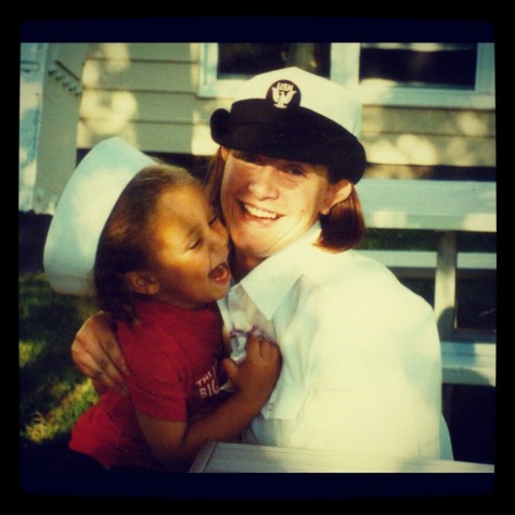 Family Matters - NPHS security guard Rebecca Glick-Luby with her daughter.
