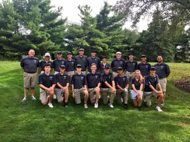 The 2016 North Penn Golf Team poses for a photo during their season. Alex Kotridis, bottom row, far right, expresses that his passion for the sport allows him to dedicate much of his time to improvement.