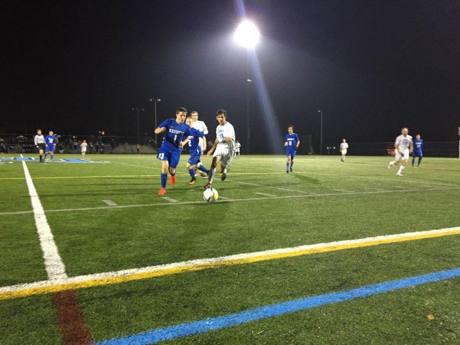On Thursday evening, the North Penn Men’s Soccer Team (No. 5, 16-3) shut out the Kennett Blue Demons (No. 21, 10-6-3) in the second round of playoffs, extending their season to the third round.