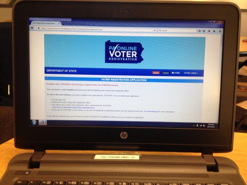 NPHS hosting voter registration drive this week