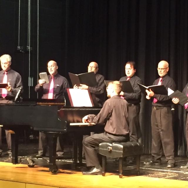 Pictured is the Philadelphia Gay Mens Chorus that performed at NPHS on Wednesday, November 16th. 
