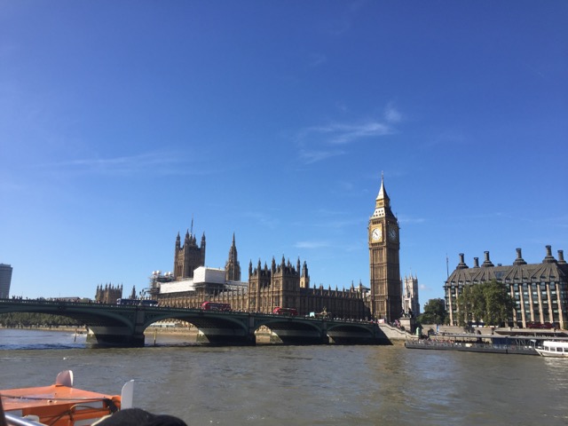 In this photo, Knab captured the Big Ben clock tower and Westminster.