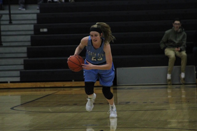 On Tuesday evening, the NP Girls Basketball Team (10-2) earned a 59-40 victory over CB West (9-3). Not only that, but senior Sam Carangi earned the nine points that marked a major career milestone: one-thousand points.