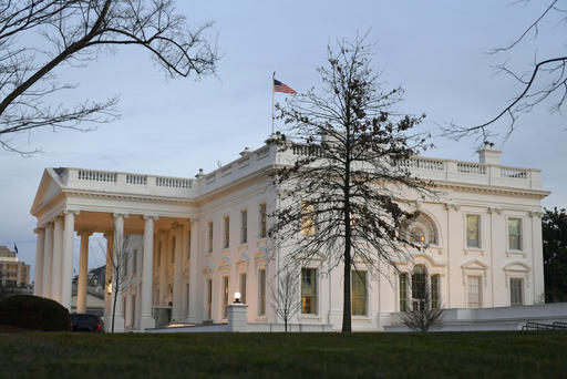 The sun sets on the White House in Washington, Thursday, Jan. 19, 2017, on President Barack Obamas final full day as President. (AP Photo/Susan Walsh)