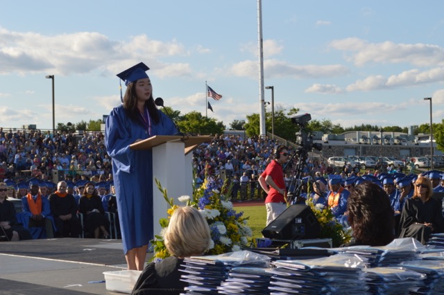 North Penns class of 2016 graduation ceremony at Crawford Stadium.