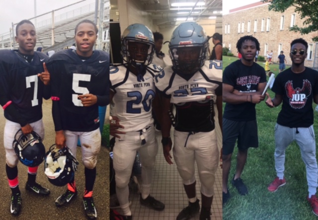 Left+to+right%3A+The+two+are+pictured+at+a+sophomore+team+football+game%2C+after+a+Friday+night+football+game+from+this+year+%28Damon+left%2C+Nick+right%29%2C+and+at+Class+Night+%28Nick+left%2C+Damon+right%29.