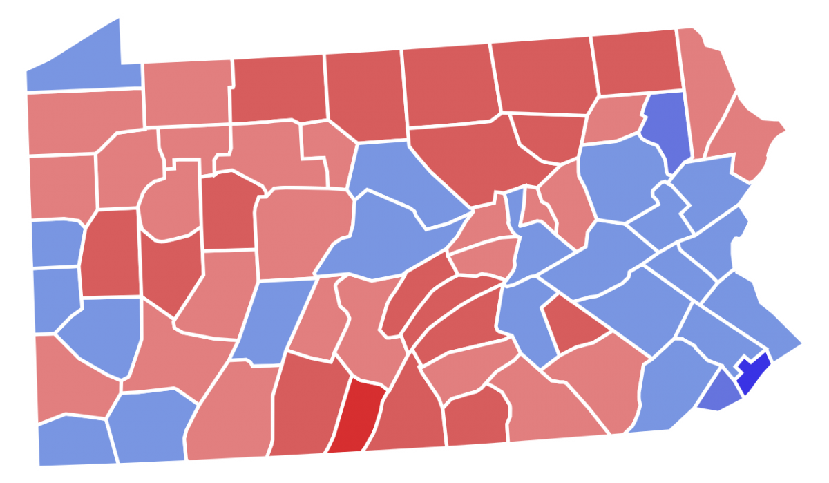 PA+Governors+election+results+of+2014