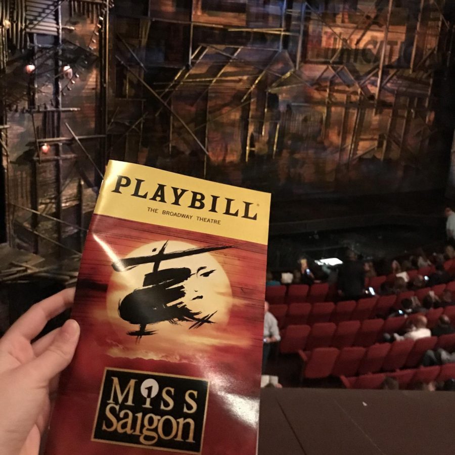 Staff writer, Allison Lacianca, reviews the Broadway revival of Miss Saigon. 