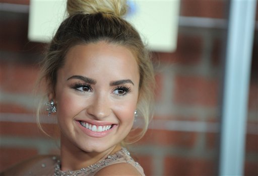 Demi Lovato attends Fox Fall Eco-Casino Party  at The Bookbindery on Monday, Sept. 10, 2012, in Los Angeles. (Photo by Jordan Strauss/Invision/AP)