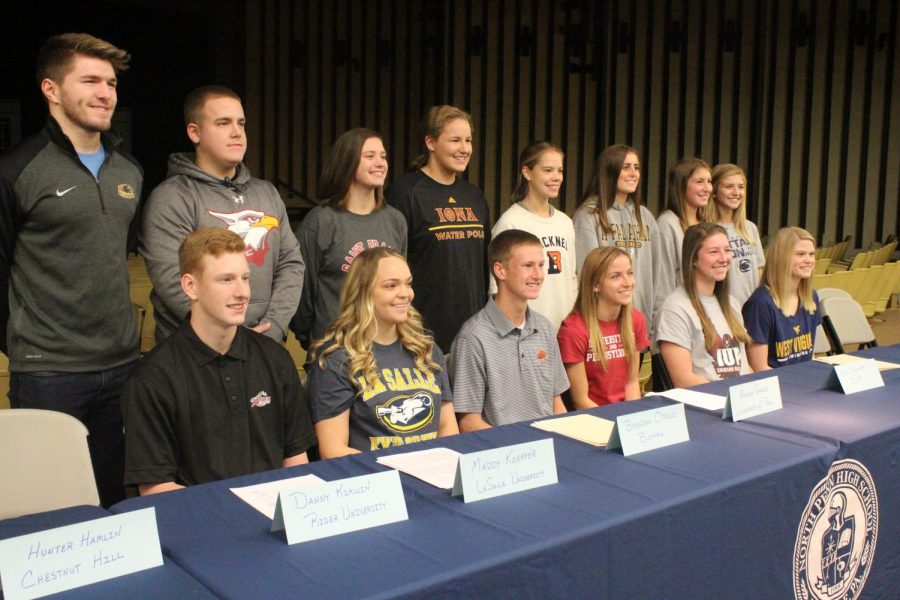 14 North Penn athletes sign Letters of Intent.