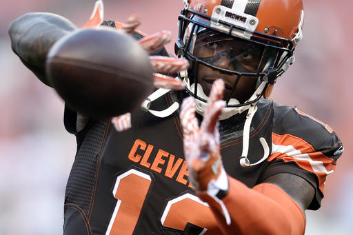 FILE - In this Sept. 1, 2016, file photo, Cleveland Browns wide receiver Josh Gordon catches a pass before an NFL preseason football game against the Chicago Bears in Cleveland. Gordon said in a statement Thursday, Sept 29, 2016, that hes entering a rehab facility to gain full control of my life. (AP Photo/David Richard, File)