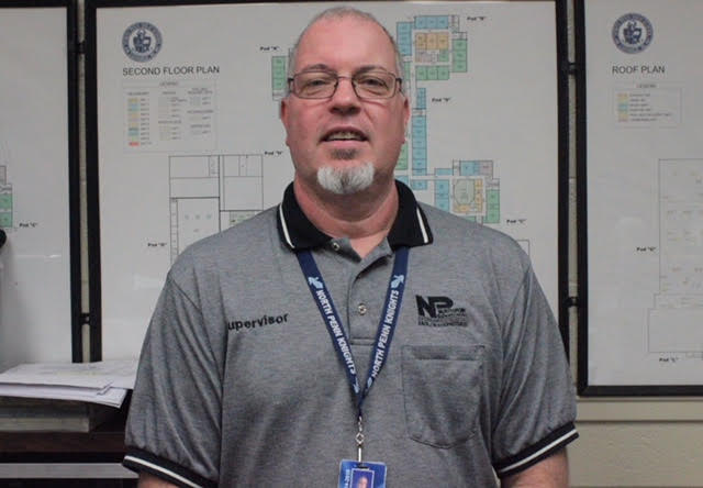 NPHS+Facilities+Supervisor+Tobe+Hilbert+took+over+for+Bob+Lanettii+who+was+promoted+over+the+summer.+Hilbert+has+wasted+no+time+carving+a+new+niche+at+NPHS.