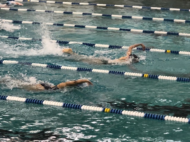 SWIMMING- Rosalinda Rivera competes against Methacton.