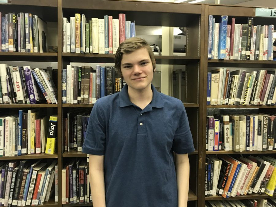 Sophomore Benjamin Curlee scored big when he achieved a perfect score on the AP Computer Science Principles Exam. 