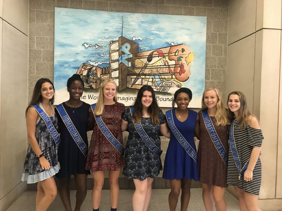 NPHS: The 2018 Homecoming Queen candidates pose for a picture