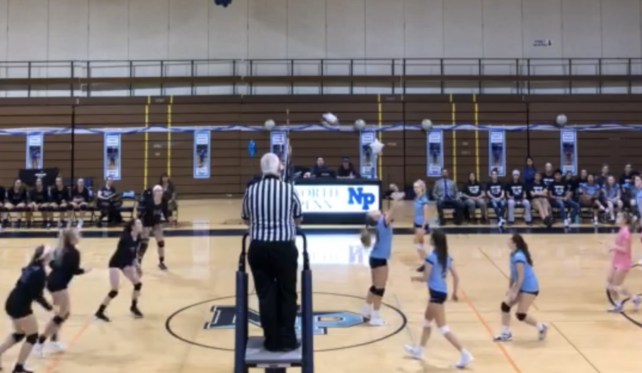 The girls volleyball team took down the Panthers of Quakertown in straight sets