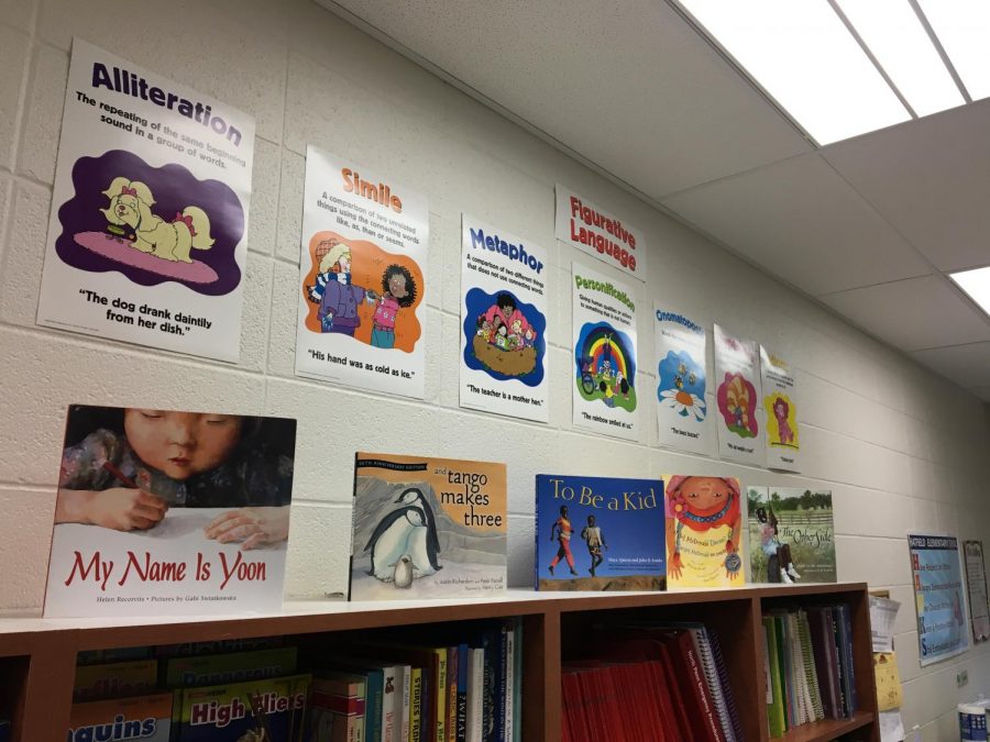 An ESL classroom at Hatfield Elementary School.