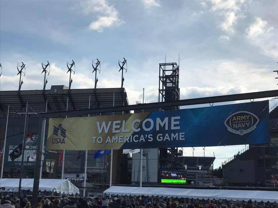 Lincoln Financial Field, the setting for the 119th meeting between the Army Black Knights and Navy Midshipmen