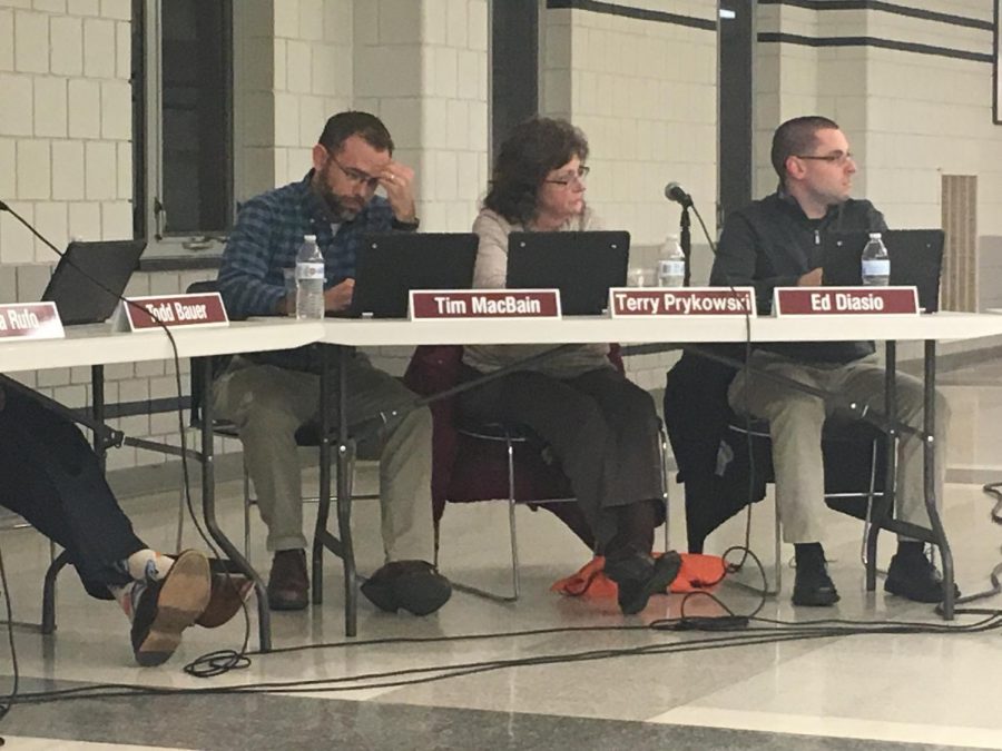 NPSB: The Board discussed facility needs and the benefits of moving 9th grade to the high school and 6th grade to the middle schools.