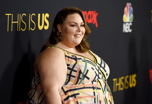 Chrissy Metz arrives at a season three premiere screening of This Is Us on Tuesday, Sept. 25, 2018, at Paramount Studios in Los Angeles. (Photo by Chris Pizzello/Invision/AP)