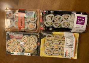What grocery store has the best to-go sushi rolls? 
