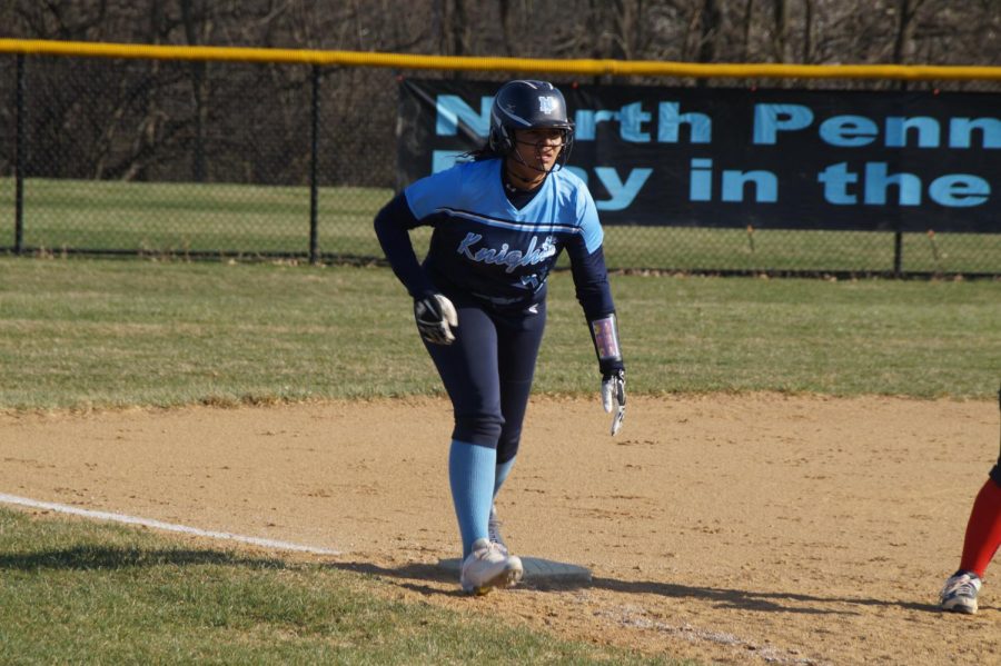 Senior+1B+Elia+Namey+on+3rd+base.++She+finished+3-4+with+a+homerun+and+a+triple++shy+of+the+cycle+to+go+along+with+4+RBIs+and+3+runs.