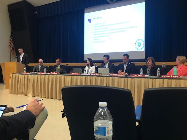 The School Board held a second facilities forum Tuesday night to discuss the status of various renovation projects.
