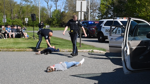 NPHS held their annual DUI reenactment this past Wednesday to show seniors the dangers of driving under the influence.