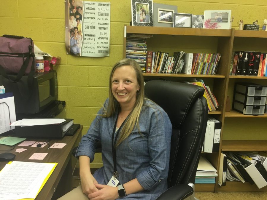 Mrs. Lauren Michener started as a substitute for NPSD . This will be her thirteenth year in the district. 
