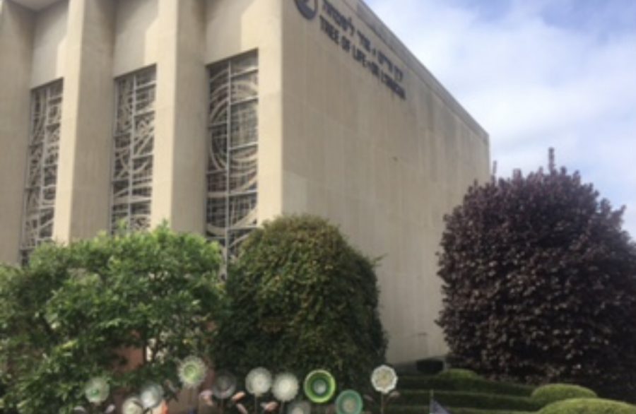 The Tree of Life Synagogue in Squirrel Hill, Pennsylvania.