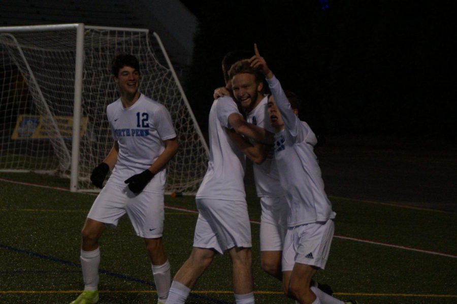 The moment the Knights knew they had won a state title as Carter Houlihan scores his second goal.