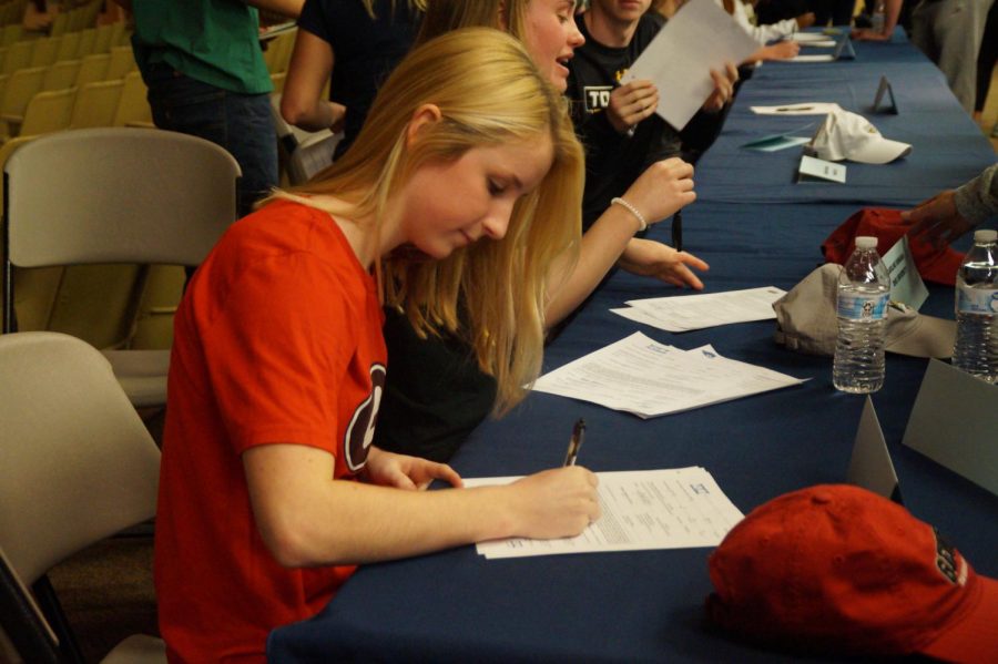 Meghan Wenzel, a two-time state champ, will attend the University of Georgia to major in sports and exercise science while diving.