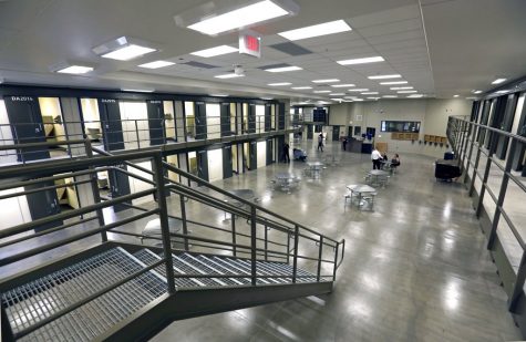 FILE – This June 1, 2018, file photo, shows a housing unit in the west section of the State Correctional Institution at Phoenix in Collegeville, Pa. The first phase of transferring more than 2,500 inmates from the 89-year-old state prison at Graterford to the long-delayed $400 million SCI Phoenix prison began Wednesday, July 11, 2018, according to the Pennsylvania Department of Corrections, which plans to bus hundreds of inmates a day to the new prison facility about a mile down the road until all are relocated. (AP Photo/Jacqueline Larma, File)
